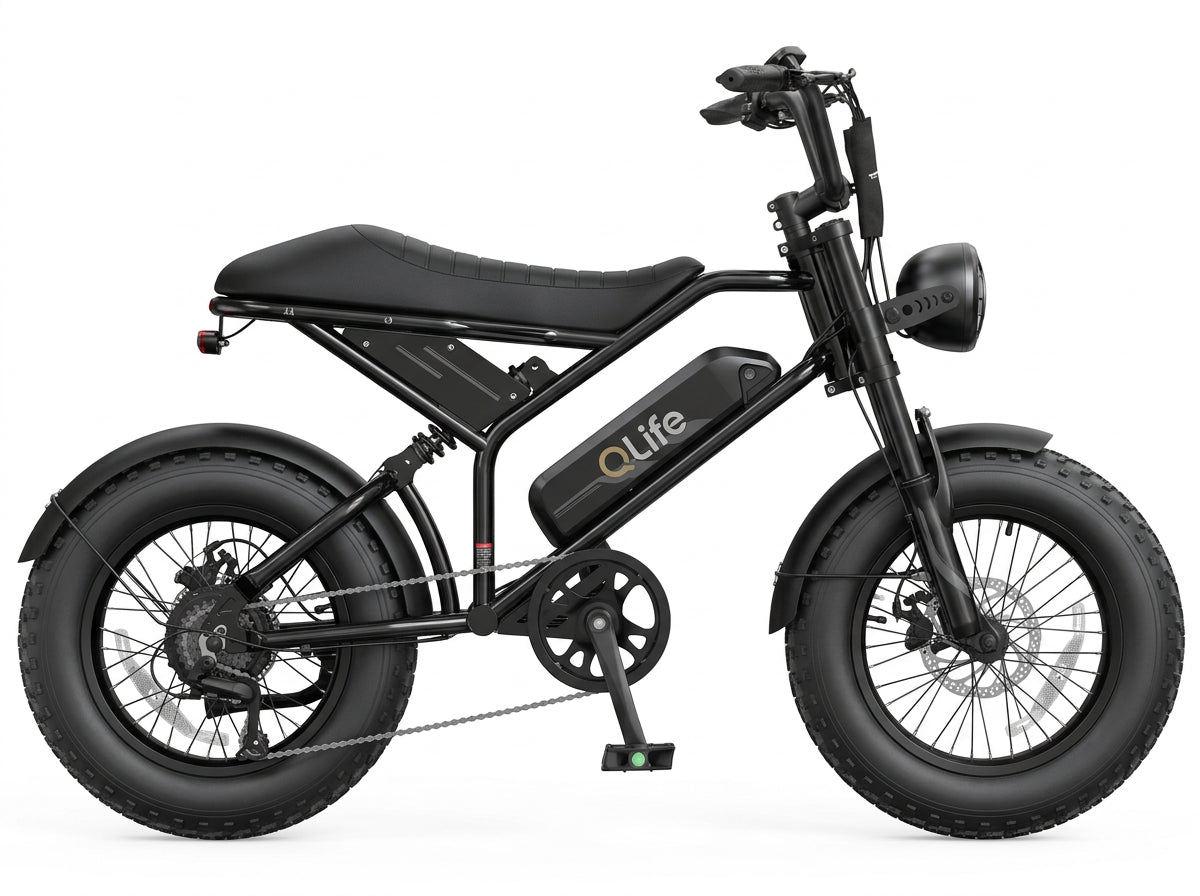 Qlife Spark D1 moped-style electric bike